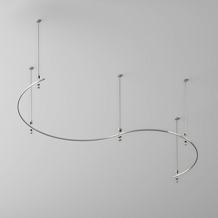 Шинопровод магнитный накладной/подвесной Maytoni Flarity TRX154-2SR-D1500-PT Шинопровод магнитный накладной/подвесной Maytoni Flarity TRX154-2SR-D1500-PT