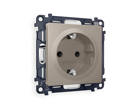 Комплект механизма электрической розетки Ambrella Volt ALFA MA367010