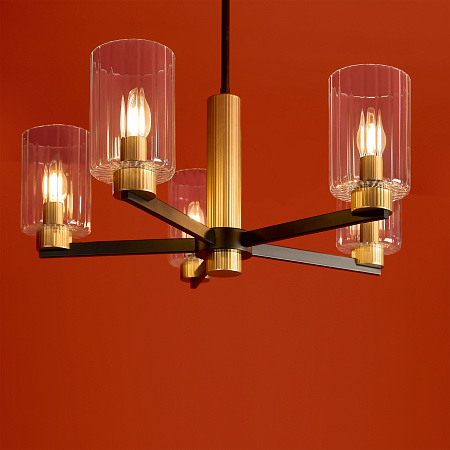 Люстра на штанге Freya Ombre FR2051CL-05BBS