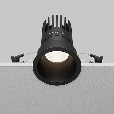 Светильник встраиваемый светодиодный Maytoni Dip DL118-15W-4K-B