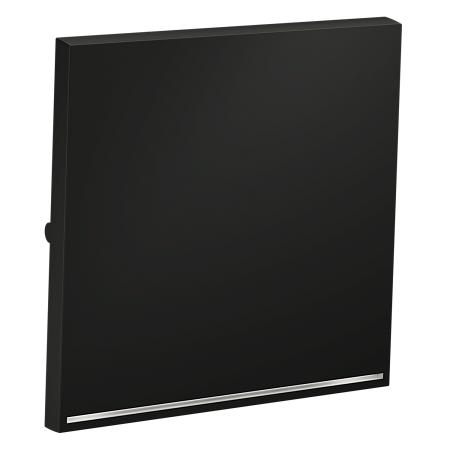 Клавиша для выключателя/переключателя одноклавишного с подсветкой Voltum S70 (графит) VLS000207