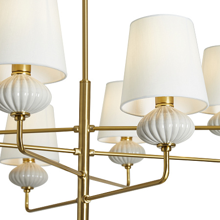 Люстра на штанге Freya Ceramics FR2029PL-08BS Люстра на штанге Freya Ceramics FR2029PL-08BS