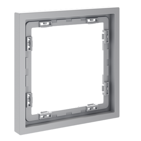 Рамка пластиковая на 1 пост Voltum S70 (серый) VLS100116