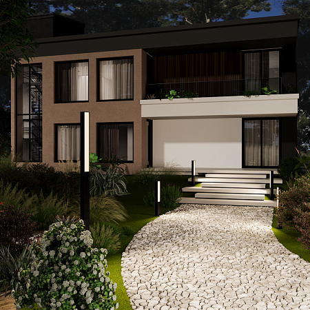 Уличный ландшафтный светодиодный светильник Maytoni Blitz O470FL-L20GF3K Уличный ландшафтный светодиодный светильник Maytoni Blitz O470FL-L20GF3K