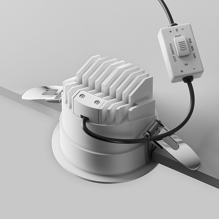 Светильник встраиваемый светодиодный Maytoni Parete DL100-12W2.7-3-4K-RD-W