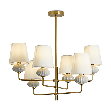 Люстра на штанге Freya Ceramics FR2029PL-06BS Люстра на штанге Freya Ceramics FR2029PL-06BS