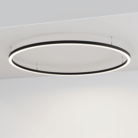 Радиусный профиль 35x35 Ø1500мм 1/8 круга Maytoni ALM-3535R-B-D-45°-1.5M