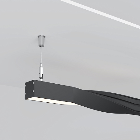 Радиусный профиль 35x35 Twist правый Maytoni ALM-3535R-B-TR-90°-0.4M