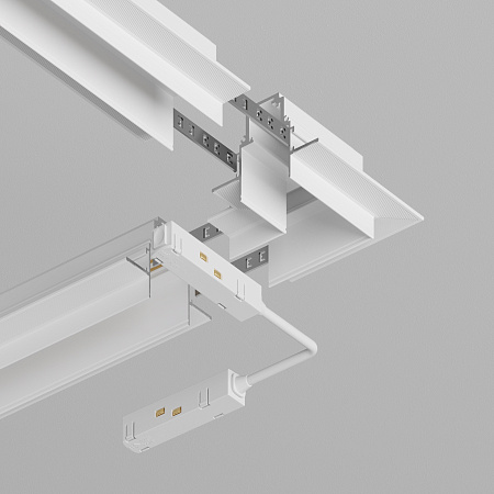 Угловой соединитель для встраиваемого магнитного шинопровода Maytoni Gravity TRA004CL-22W