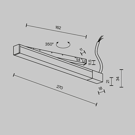 Блок питания 100Вт 48V Maytoni Exility X Maytoni Power Supply TRX239DR-100B