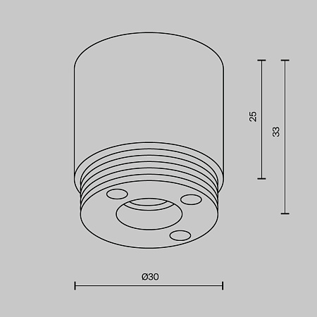 Конечная заглушка для системы Maytoni Shelf CA021EC-B