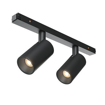 Трековый магнитный светодиодный светильник Maytoni Basity Focus Duo TR176-1-2X5WTW-M-B Трековый магнитный светодиодный светильник Maytoni Basity Focus Duo TR176-1-2X5WTW-M-B
