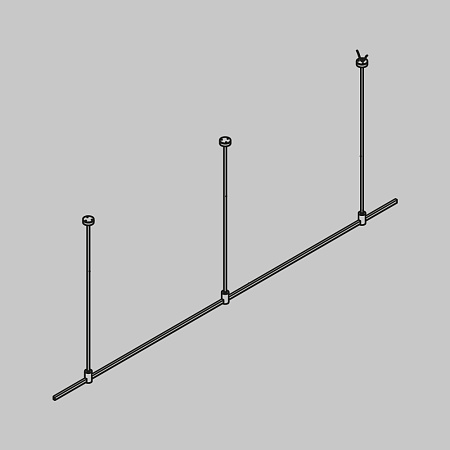 Трековая магнитная светодиодная система Maytoni Flarity Готовые конструкции TFC-Flar-L01-PT