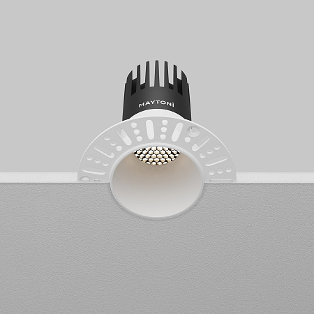 Светильник встраиваемый светодиодный Maytoni Dip DL120-10W-4K-TRS-W Светильник встраиваемый светодиодный Maytoni Dip DL120-10W-4K-TRS-W