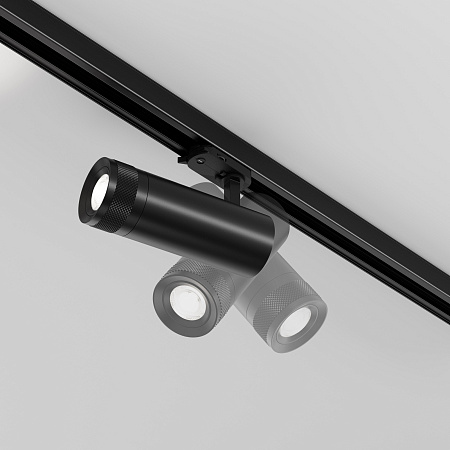 Трековый трехфазный светодиодный светильник Maytoni Trinity Focus Zoom TR198-3-20W4K-Z-B Трековый трехфазный светодиодный светильник Maytoni Trinity Focus Zoom TR198-3-20W4K-Z-B