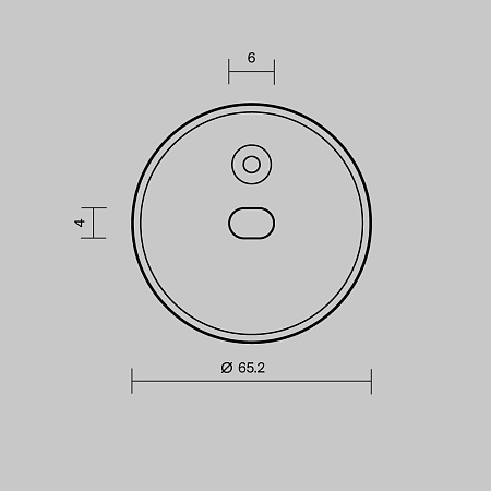 Комплект заглушек (для профиля D30) 2 шт., Maytoni ALM-D30-EC 642081