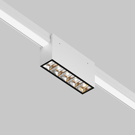 Трековый однофазный уличный светодиодный светильник Maytoni Elasity IP Points O-TR01-2-S-10WW3K