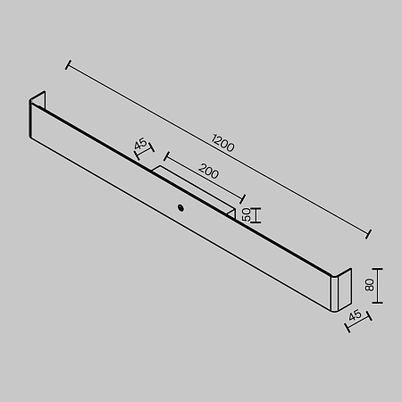 Светильник настенный светодиодный Maytoni Bracket MOD492WL-L20BK