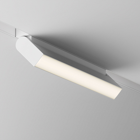 Трековый магнитный однофазный светодиодный светильник Maytoni Basis Rot Gravity TR075-2-20W3K-W Трековый магнитный однофазный светодиодный светильник Maytoni Basis Rot Gravity TR075-2-20W3K-W