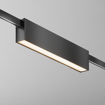 Трековый магнитный светодиодный светильник  Maytoni Flarity Basis TR151-1-12W3K-B