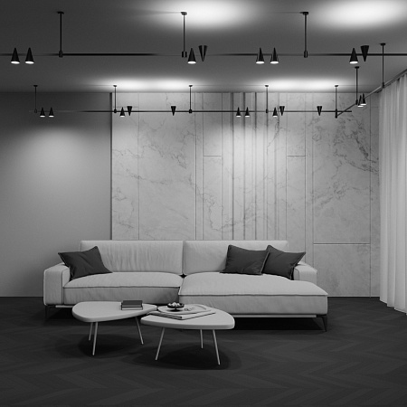 Трековый магнитный светодиодный светильник  Maytoni Flarity Keila TR146-1-5W3K-B