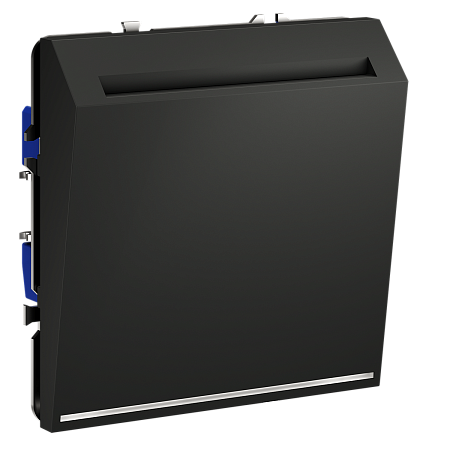 Выключатель встраиваемый карточный 16А Voltum S70 (графит) VLS010707