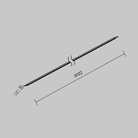 Уличная токоведущая лента 2м Maytoni Elasity IP O-TR001-PL-L2