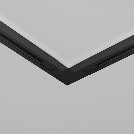 Коннектор питания угловой с вводом питания Maytoni Unity TRA001CLB-11B