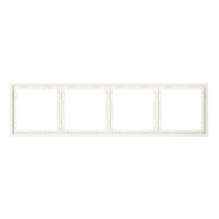 Рамка пластиковая на 4 поста Voltum S70 (хлопок) VLS100413
