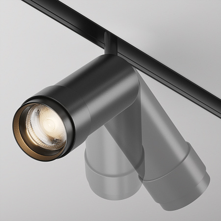 Трековый магнитный светодиодный светильник Maytoni Exility Focus Zoom TR211-1-12W3K-Z-B