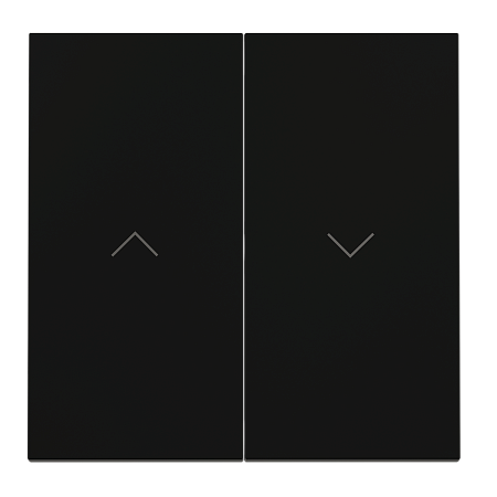 Клавиши для выключателя жалюзи Voltum S70 (черный матовый) VLS002508