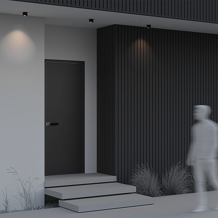 Уличный потолочный светодиодный светильник Maytoni Lumina O498CL-L7B3K