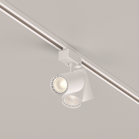 Трековый магнитный трехфазный светодиодный светильник Maytoni Trinity Vuoro TR029-3-10W3K-S-W