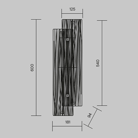 Светильник настенный светодиодный Maytoni Frostum MOD439WL-L10BSK