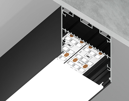 Профиль для ленты до 41мм 50*50мм ILLUMINATION GP3100BK
