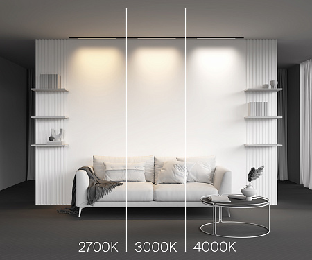 Трековый магнитный светодиодный светильник Maytoni Levity Basis TR190-1-10W4K-B