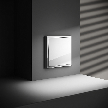 Проходной переключатель встраиваемый VOLTUM S70 одноклавишный (белый глянцевый) VLS010301 Проходной переключатель встраиваемый VOLTUM S70 одноклавишный (белый глянцевый) VLS010301