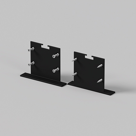 Комплект заглушек (для профиля 50×35) 2 шт., Maytoni ALM-5035T-B-EC 642035