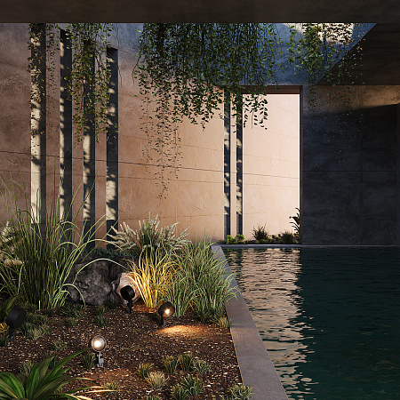 Уличный ландшафтный светодиодный светильник Maytoni Core O495FL-L18B3K