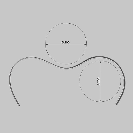 Алюминиевый профиль накладной с вертикальным изгибом 18x6 (2м.) Maytoni ALM-1806-S-2M 631016 Алюминиевый профиль накладной с вертикальным изгибом 18x6 (2м.) Maytoni ALM-1806-S-2M 631016