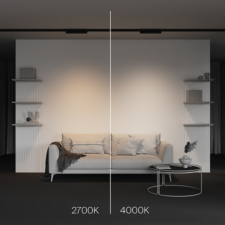 Трековый трехфазный светодиодный светильник Maytoni Trinity Basis TR196-3-10W2.7K-B Трековый трехфазный светодиодный светильник Maytoni Trinity Basis TR196-3-10W2.7K-B
