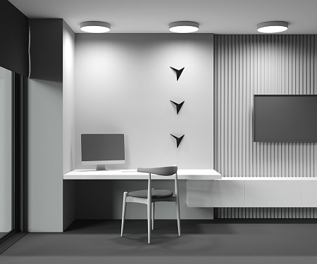 Светильник потолочный светодиодный Maytoni Zon C032CL-45W4K-RD-MG