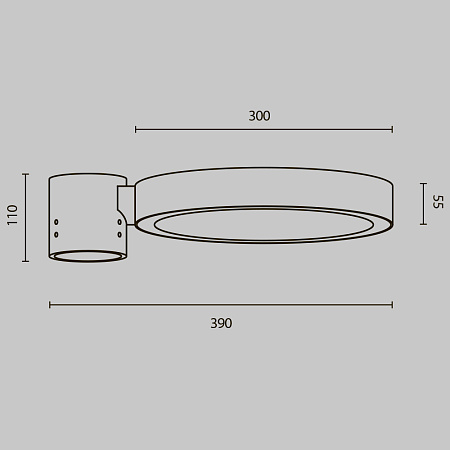 Уличный ландшафтный светодиодный светильник Maytoni Dion O472H-L50GF3K