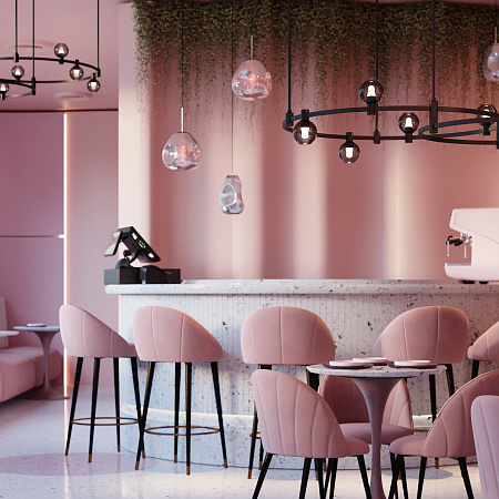 Трековый однофазный светодиодный светильник Maytoni Flarity Bubble TR148-1-3W4K-B