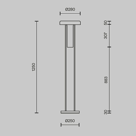 Торшер Maytoni Ikebana MOD463FL-L24B3K