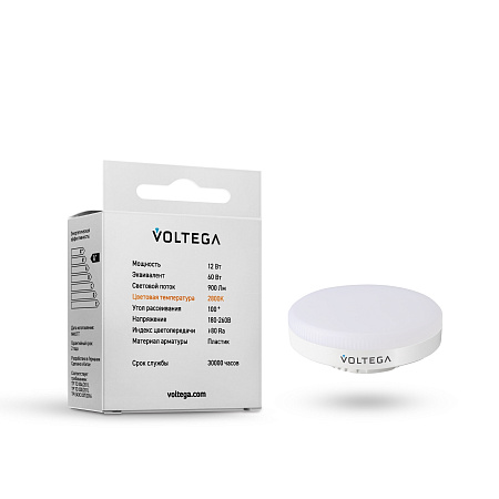 Светодиодная лампа Voltega GX53 12W 2800K 7774