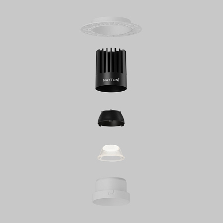 Светильник встраиваемый светодиодный Maytoni Dip DL121-15W-4K-TRS-W Светильник встраиваемый светодиодный Maytoni Dip DL121-15W-4K-TRS-W