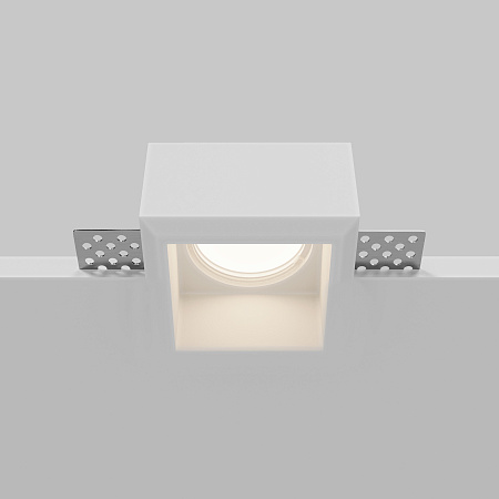 Светильник встраиваемый Maytoni Gyps Modern DL131-GU10-01-W