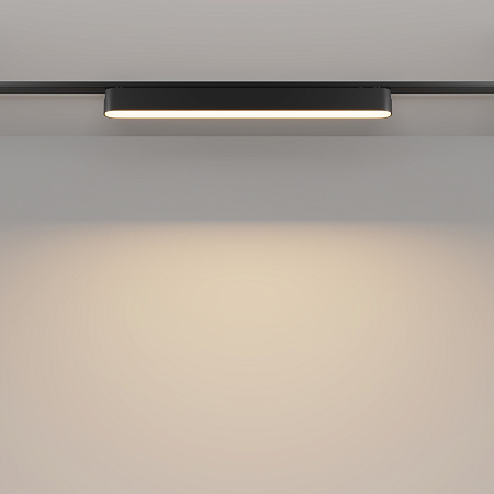 Трековый магнитный однофазный светодиодный светильник Maytoni Radity TR080-1-18W3K-B