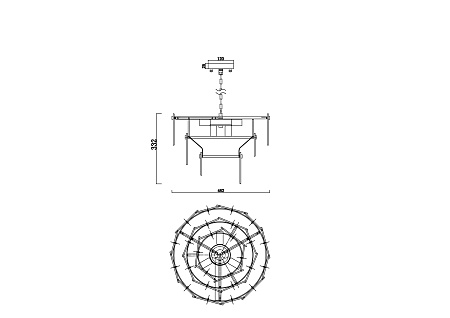 Подвесной светильник Freya Sophia FR5197PL-05CH Подвесной светильник Freya Sophia FR5197PL-05CH